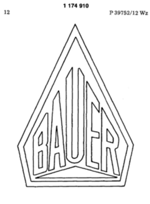 BAUER Logo (DPMA, 12.07.1990)