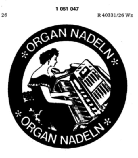 ORGAN NADELN Logo (DPMA, 23.09.1982)