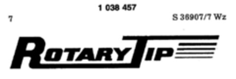 RotaryTip Logo (DPMA, 14.11.1981)