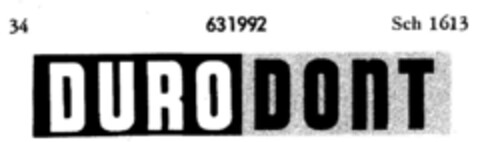 DURODONT Logo (DPMA, 04.10.1950)