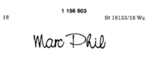 Marc Phil Logo (DPMA, 03/17/1989)