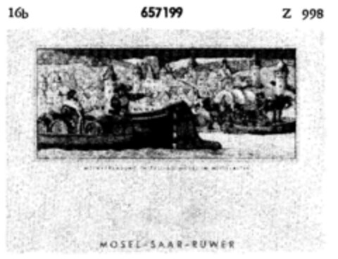 MOSEL-SAAR-RUWER Logo (DPMA, 02/13/1953)