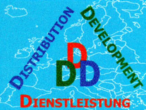 DDD DIENSTLEISTUNG DISTRIBUTION DEVELOPMENT Logo (DPMA, 09/12/2000)