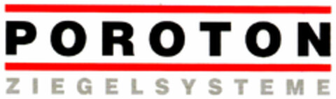 POROTON ZIEGELSYSTEME Logo (DPMA, 22.01.2001)