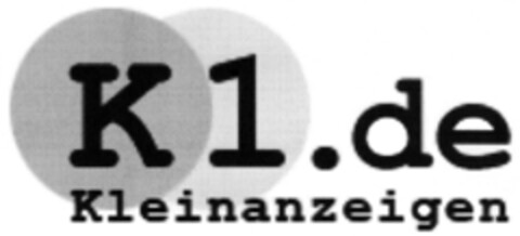 K1 .de Kleinanzeigen Logo (DPMA, 06/10/2010)