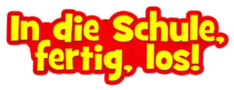 In die Schule, fertig, los! Logo (DPMA, 11/07/2011)