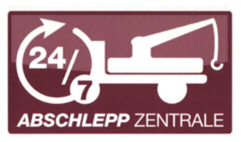 24/7 ABSCHLEPP ZENTRALE Logo (DPMA, 12.03.2015)