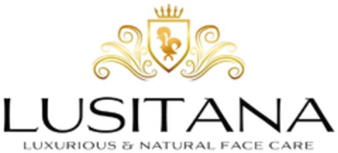 LUSITANA LUXURIOUS & NATURAL FACE CARE Logo (DPMA, 22.07.2015)