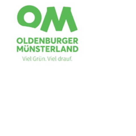 OM OLDENBURGER MüNSTERLAND Viel Grün.Viel drauf. Logo (DPMA, 22.02.2017)
