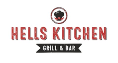 HELLS KITCHEN GRILL & BAR Logo (DPMA, 03.08.2017)