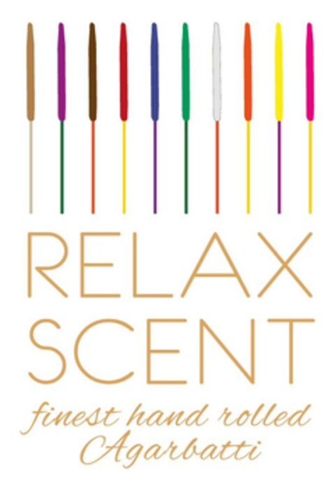 RELAX SCENT finest hand rolled Agarbatti Logo (DPMA, 04/24/2019)