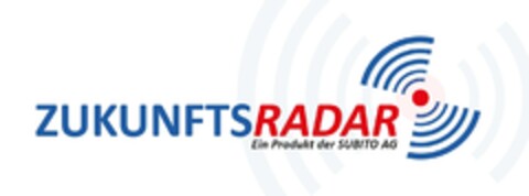 ZUKUNFTSRADAR Ein Produkt der SUBITO AG Logo (DPMA, 11/22/2019)