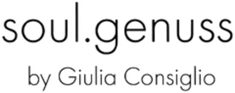 soul.genuss by Giulia Consiglio Logo (DPMA, 08/09/2023)