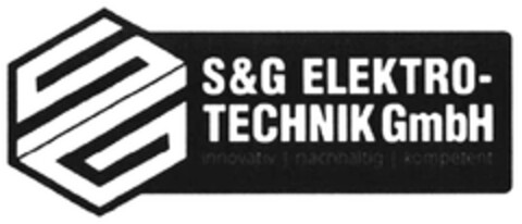 S&G ELEKTRO-TECHNIK GmbH innovativ nachhaltig kompetent Logo (DPMA, 22.12.2023)