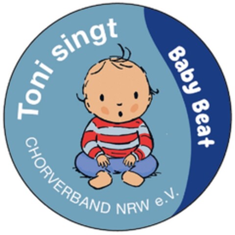 CHORVERBAND NRW e.V. Toni singt Baby Beat Logo (DPMA, 04/25/2024)