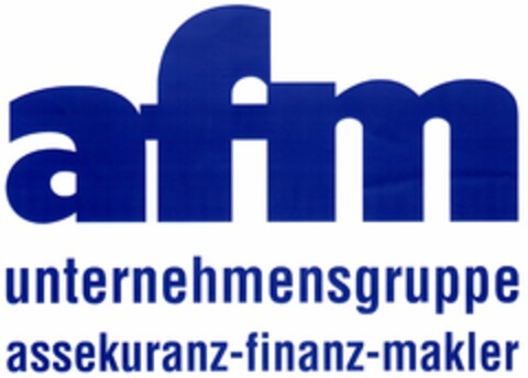 afm unternehmensgruppe assekuranz-finanz-makler Logo (DPMA, 29.11.2004)