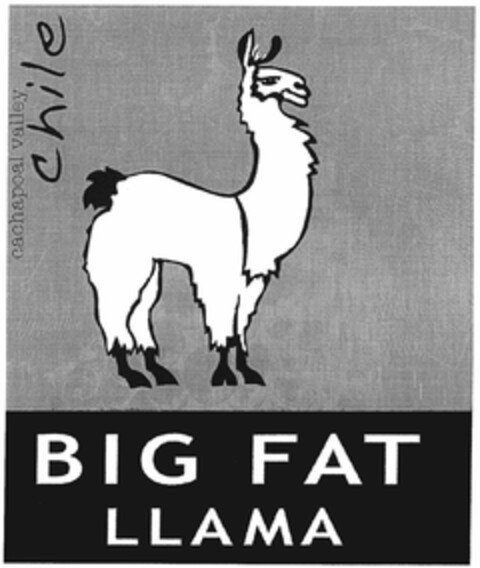 BIG FAT LLAMA Logo (DPMA, 03/22/2005)