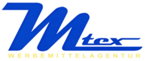 M tex WERBEMITTELAGENTUR Logo (DPMA, 17.05.2006)