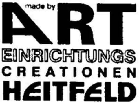 ART EINRICHTUNGS CREATIONEN HEITFELD Logo (DPMA, 20.03.1996)