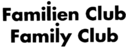 Familien Club Family Club Logo (DPMA, 12.03.1997)