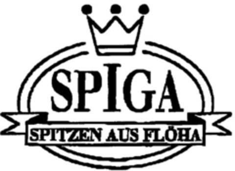 SPIGA SPITZEN AUS FLÖHA Logo (DPMA, 22.04.1997)
