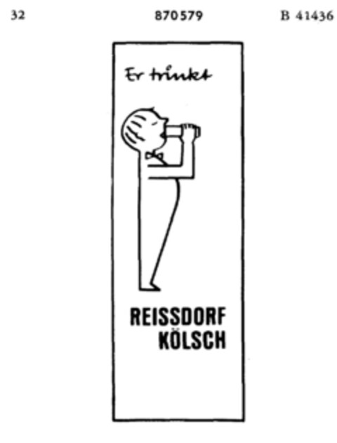 REISSDORF KÖLSCH Logo (DPMA, 22.11.1968)