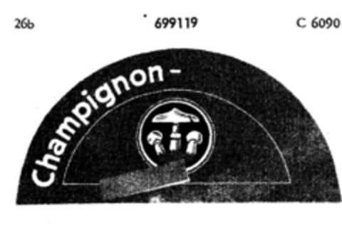 Champignon Logo (DPMA, 12.01.1956)