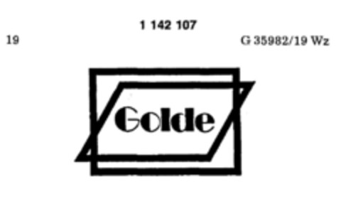 Golde Logo (DPMA, 30.09.1988)