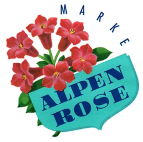 MARKE ALPEN ROSE Logo (DPMA, 05.05.1958)
