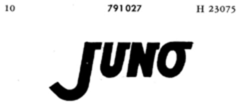 JUNO Logo (DPMA, 04/06/1963)