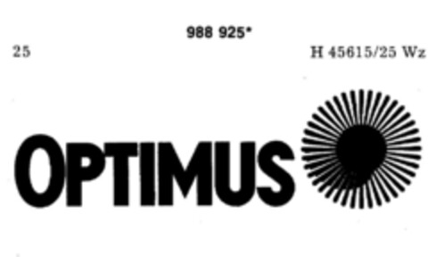 OPTIMUS Logo (DPMA, 06.04.1979)