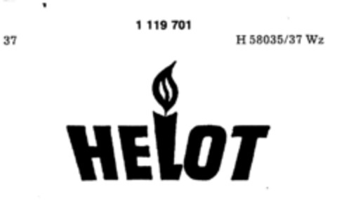 HELOT Logo (DPMA, 14.07.1987)