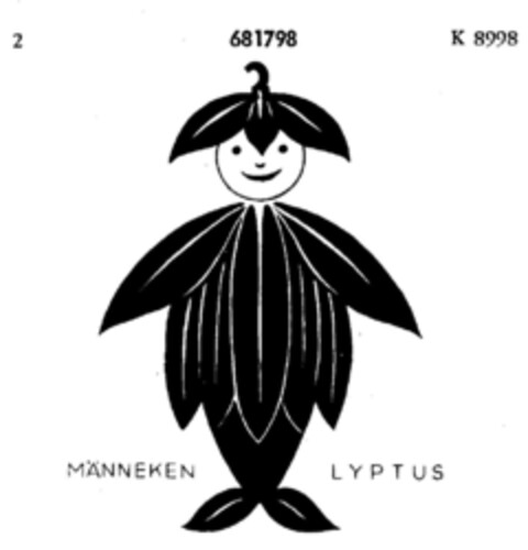 MÄNNEKEN LYPTUS Logo (DPMA, 15.09.1954)