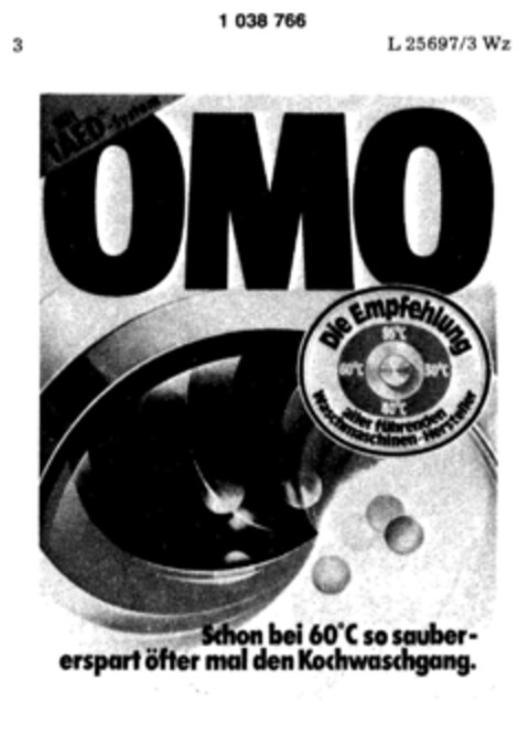 OMO Logo (DPMA, 02.04.1982)