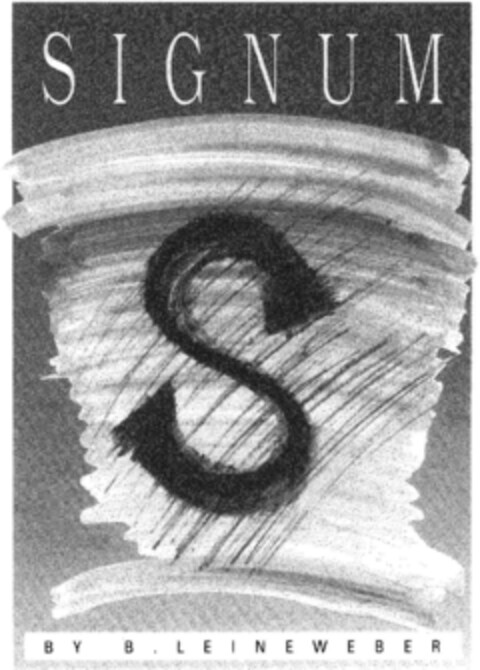 SIGNUM BY B.LEINEWEBER Logo (DPMA, 25.09.1992)