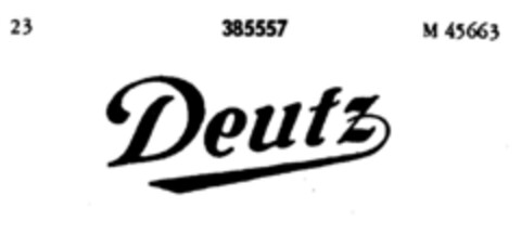 Deutz Logo (DPMA, 10.12.1927)