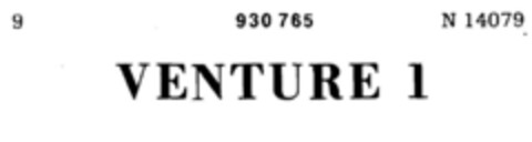 VENTURE 1 Logo (DPMA, 16.05.1974)