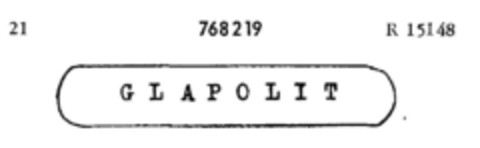 GLAPOLIT Logo (DPMA, 30.06.1961)