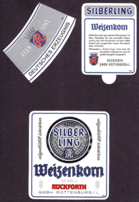 SILBERLING Weizenkorn Logo (DPMA, 21.03.1972)