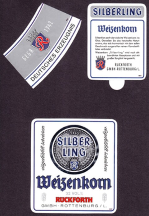 SILBERLING Weizenkorn Logo (DPMA, 03/21/1972)