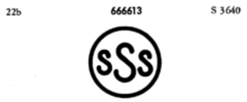 SSS Logo (DPMA, 26.05.1953)