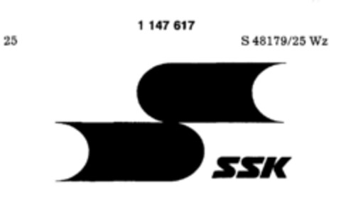 S SSK Logo (DPMA, 29.03.1989)