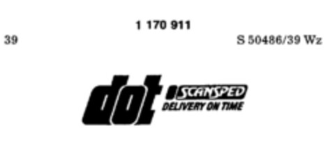 dot DELIVERY ON TIME Logo (DPMA, 19.06.1990)