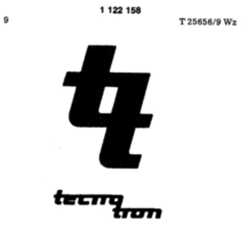 tt tecno tron Logo (DPMA, 07/04/1986)