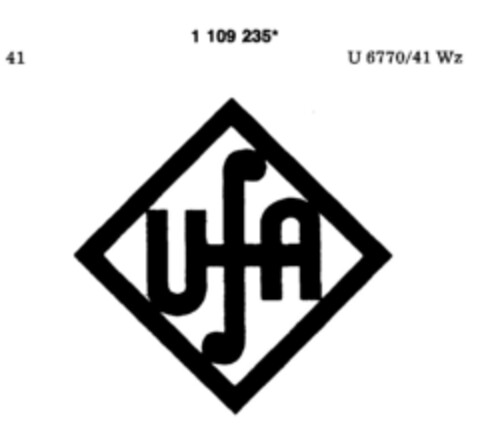 UFA Logo (DPMA, 19.09.1986)