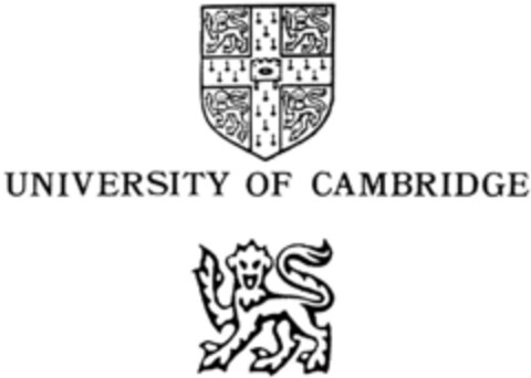 UNIVERSITY OF CAMBRIDGE Logo (DPMA, 07.10.1993)