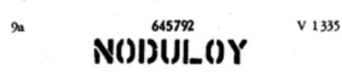 NODULOY Logo (DPMA, 04/03/1952)