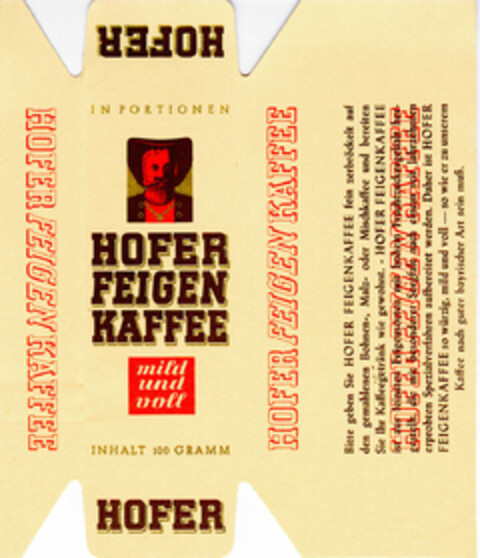HOFER FEIGEN KAFFEE Logo (DPMA, 30.01.1954)