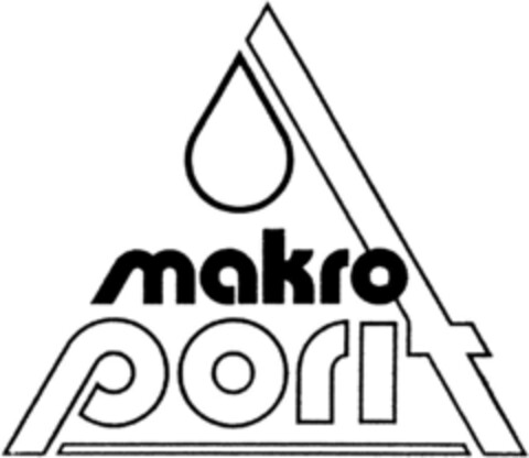 MAKRO PORIT Logo (DPMA, 11.05.1993)