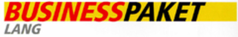 BUSINESSPAKET LANG Logo (DPMA, 07.03.2001)